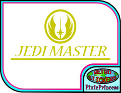 Star Wars Jedi Master W Vinyl Sticker Car Truck Window Wall Poster Art Movie