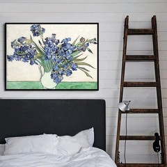 Vincent Van Gogh Canvas Wall Art Irises Poster Vincent Van Gogh Vintage Botan…