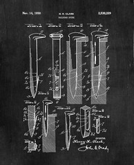 6 Railroad Train Patent Wall Art Prints -8×10 in- Locomotive Railway Gifts Decor