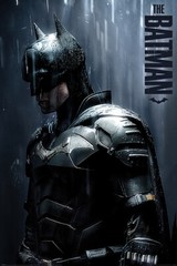 The Batman – Movie Poster (Profile Blue – Rainfall) (Size: 24″ x 36″)