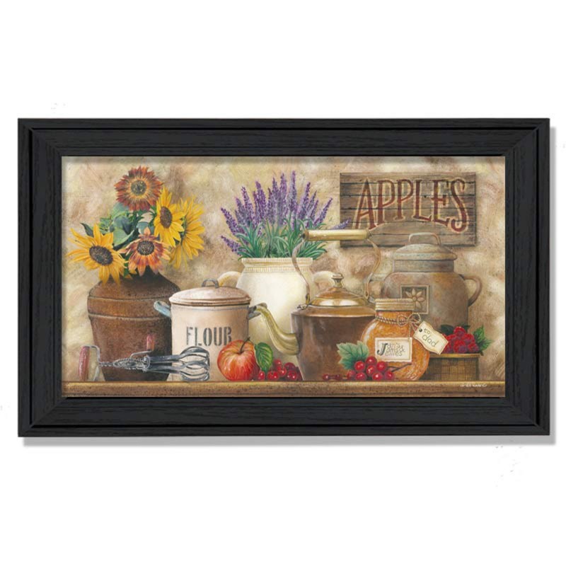 «Antique Kitchen» Framed Wall Art, Living Room Farmhouse Porch Attic Decor 20″