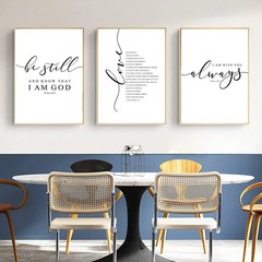 Bible Verse Wall Art Canvas Scripture Christian Inspirational Decor 12×16 Set 3
