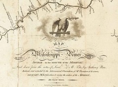 1810 Mississippi River Map Wall Art Poster Print Chart Home Office Decor History