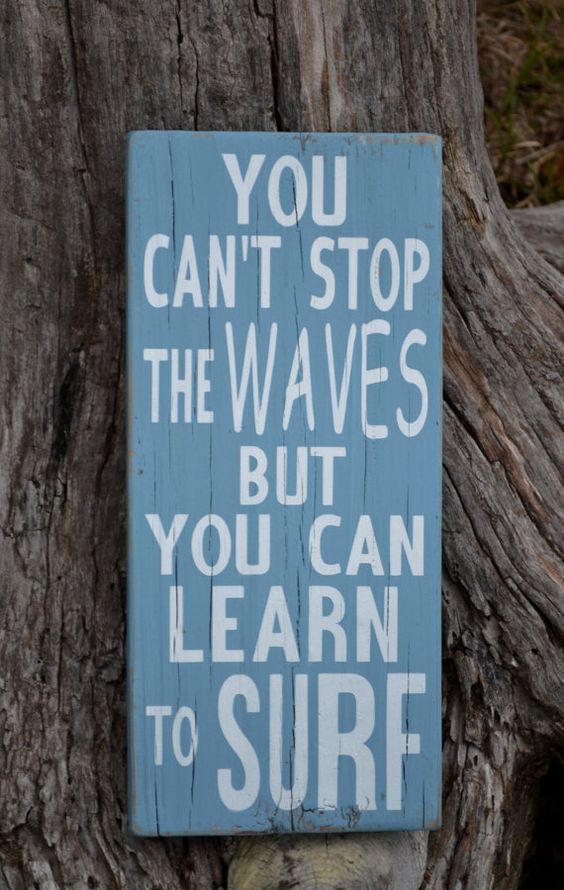 Surf Beach Quotes Ocean 100% cotton Canvas Quality print wall art Home Decore