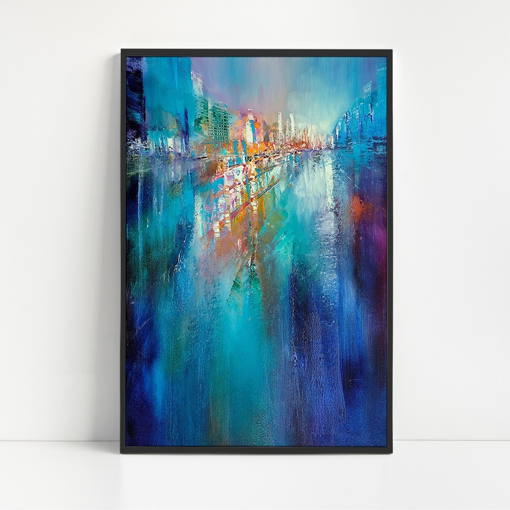 Urban Landscape Canvas Painting Wall Art Print Poster Mural Home Decor Picture