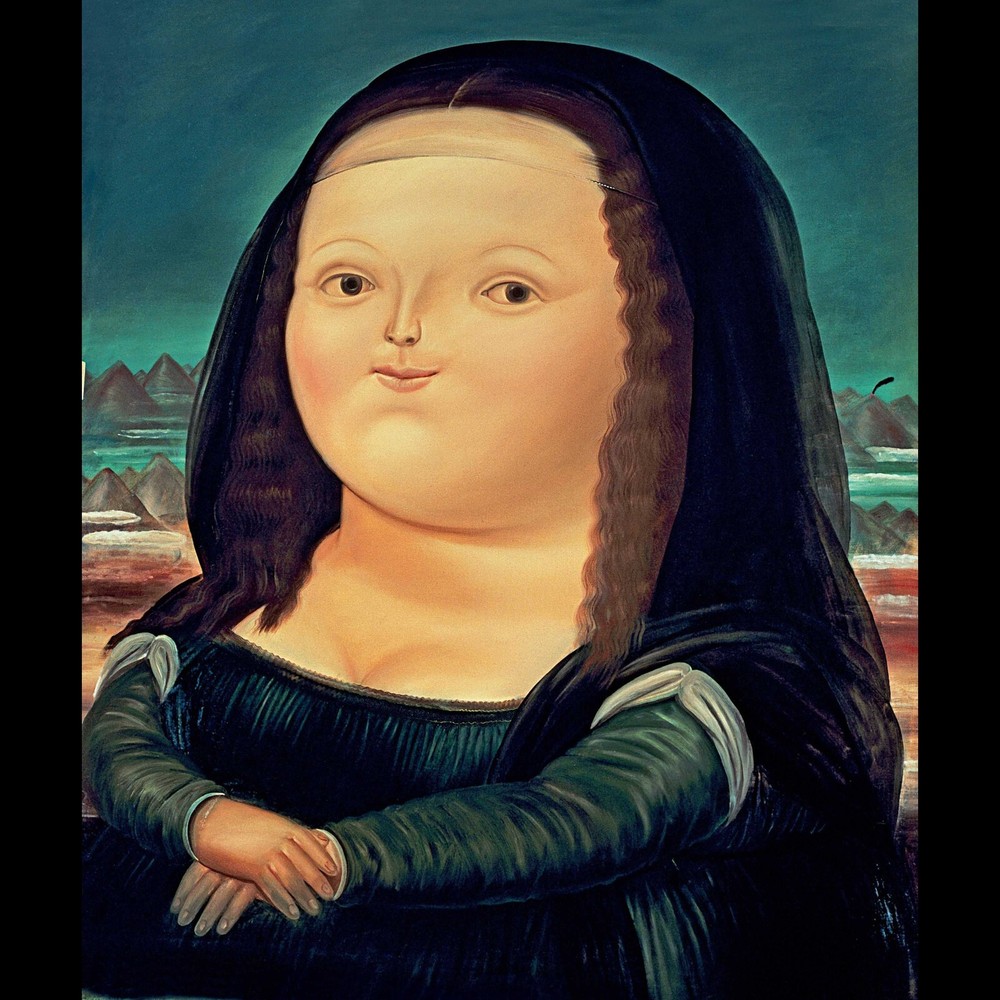 Fernando Botero Mona Lisa Poster Wall Art Home Decor Photo Prints 16, 20, 24″