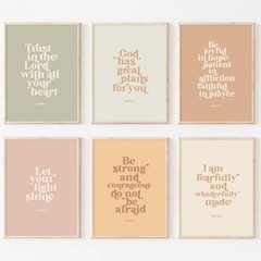 Bible Verse Wall Art Decor Christian Canvas Pictures Inspirational Quotes Wal…