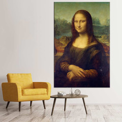 Mona Lisa Canvas Print: Vintage Da Vinci Reproduction