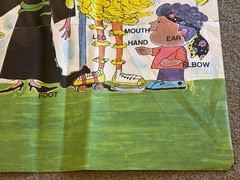 Sesame Street PBS TV Show Parts of the Body Big Bird Education Learning Poster