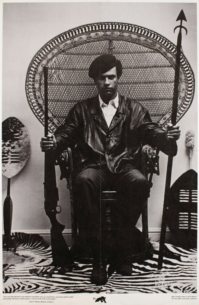Huey Newton Wall Print Photo Poster Black Panther Party Civil Rights
