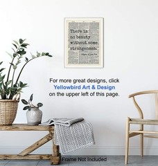Upcycled Edgar Allan Poe Quote 8×10 Wall Decor – Perfect Gift for Poetry Fans