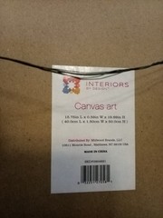 Interiors By Design Canvas Art Painting Home Decor 15.75in L x 19.69in H