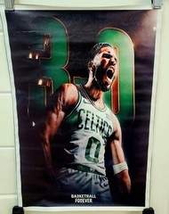 Jayson Tatum Boston Celtics Basketball 12 X 18 Inches Canvas Poster (NO Frame)