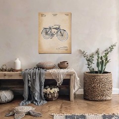 Biking Gifts, Gifts for Bicycle Enthusiasts, Schwinn Bike Patent Poster Print