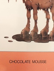 Chocolate Moose Mousse Poster Chewie Newgett Vintage 14×21”