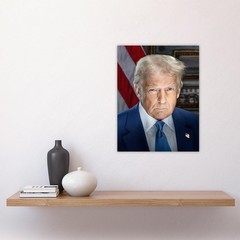United States 47th President Donald Trump Portrait Man Cave Unframed Wall Art…