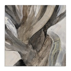 Stupell Industries Twisted Driftwood Abstract Tree Bark Brown Neutral, Design