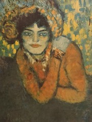 Pablo Picasso L’Attente 1901 Museo Picasso Barcelona España Framed Poster