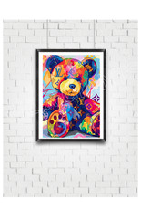 LOUIS VUITTON TEDDY BEAR 11X17 PRINT GIFT FOR KIDS ROOM WALL ART BY DENARDAI