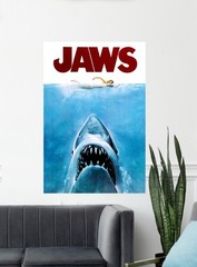 Jaws Movie Poster Print 12×18 24×36 Spielberg Decor Art Home Theater
