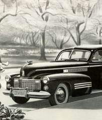 Vintage 1941 Cadillac Ad POSTER! – Multiple Sizes – Advertising – Magazine – Car