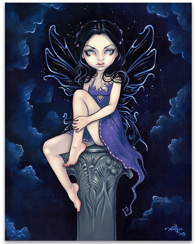 Strangeling Heavenly Nightshade-11×14 Unframed Art Print Poster – Decor and Gift