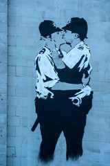 Banksy In Brighton by Chris Lord Photo Art Print Poster 24×36 inch