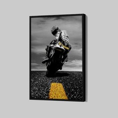 Valentino Rossi Poster Moto GP Motorcycle Racing Wall Art Champion – Unframed