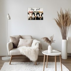 Farmhouse Cow Pictures Farmhouse Wall Decor Cow Wall Art Funny Cows Gifts Rus…
