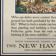 New England hath unspoiled charm Retro Travel Poster
