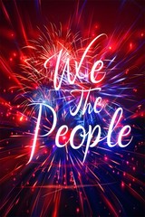 We The People 250th Anniversary – 250 America 1776-2026 Graphic – POSTER 20″x30″