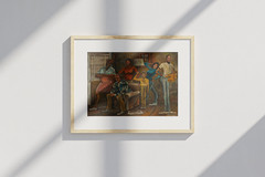 Ernie Barnes The Evans Family Poster Print Good Times Art African American Print