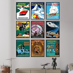 Vintage Disney Posters – Disneyland Ride Posters, Disney Home Decor Adult, Vi…