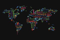 Word Map Computer Science Classroom Technology Poster Cool Wall Art 24×16