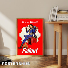 Fallout 4 Nuka Cola Lucy Premium Poster Gaming Fan Gift