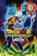 DRAGON BALL SUPER BROLY 2019 OFFICIAL CINEMA MOVIE FILM PRINT PREMIUM POSTER