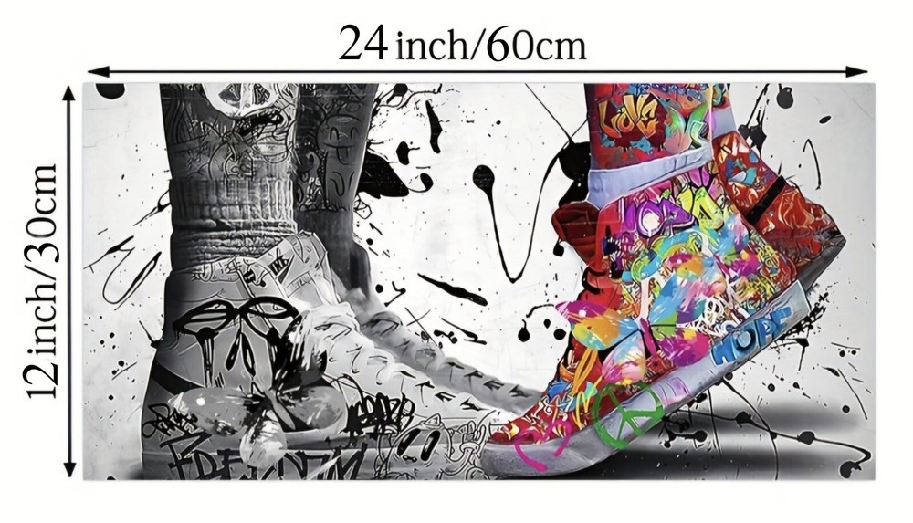 Poster Canvas Sneakerhead Street Graffiti Love Unframed Picture Sneakers Design