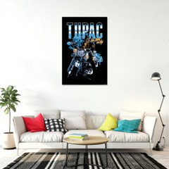 Tupac Shakur – Music Poster (2Pac – All Eyez On Me / Motorcycle) (Size 24 x 36″)