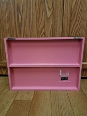 home decor hanging picture wall art wood sparkle pink 15.75in W 11.75in H