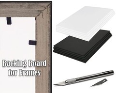 3/8″ White Foam Core Boards 11×14 16×20 20×30 24×36 30×40 32×40 Poster Backing