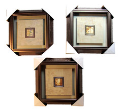 3 Bird Pictures, 8″x8″, Float on Mats/New/2 Cards by Seller, Wall Art-Home Decor