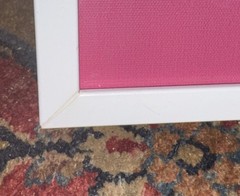Sapna Shah Chinoiserie Twin White Pekingese Framed Pink Artwork