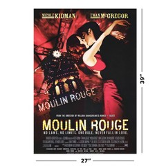 Moulin Rouge – Movie Poster / Print (Regular Style) (Size: 27″ X 39″)
