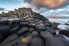 Giants Causeway Early Morning Photo Art Print Poster 24×36 inch