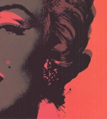 ANDY WARHOL Marilyn Orange Black (Mini) 9.5″ x 9.5″ Offset Lithograph 1995 Pop A