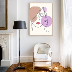 Minimalist Line Art Poster Print LA326