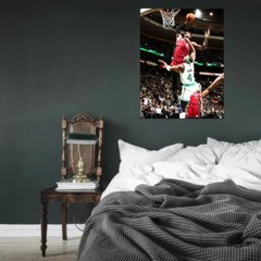 V0267 Lebron James Posterizes Jason Terry Dunk Miami Decor WALL POSTER PRINT