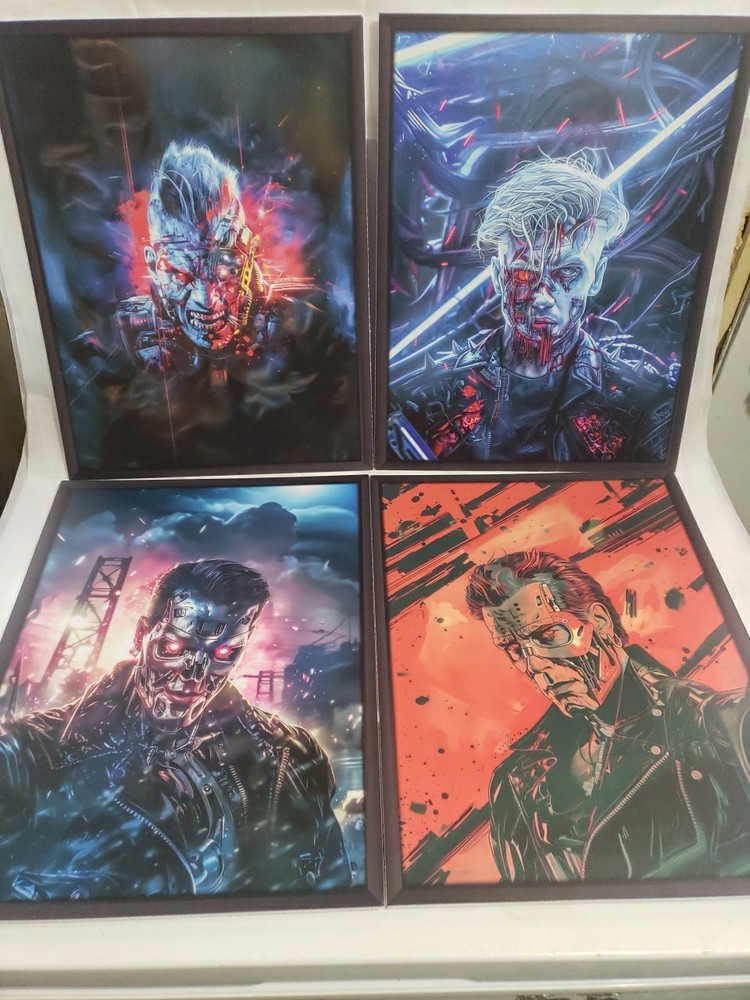 NEW HK Studio Home Decor/ Zombie 4-Pack Poster 13inX 17in Bedroom/Dorm/Office