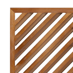 Barreda 12 In. X 12 in Natural Piece Wooden Wall Art Set