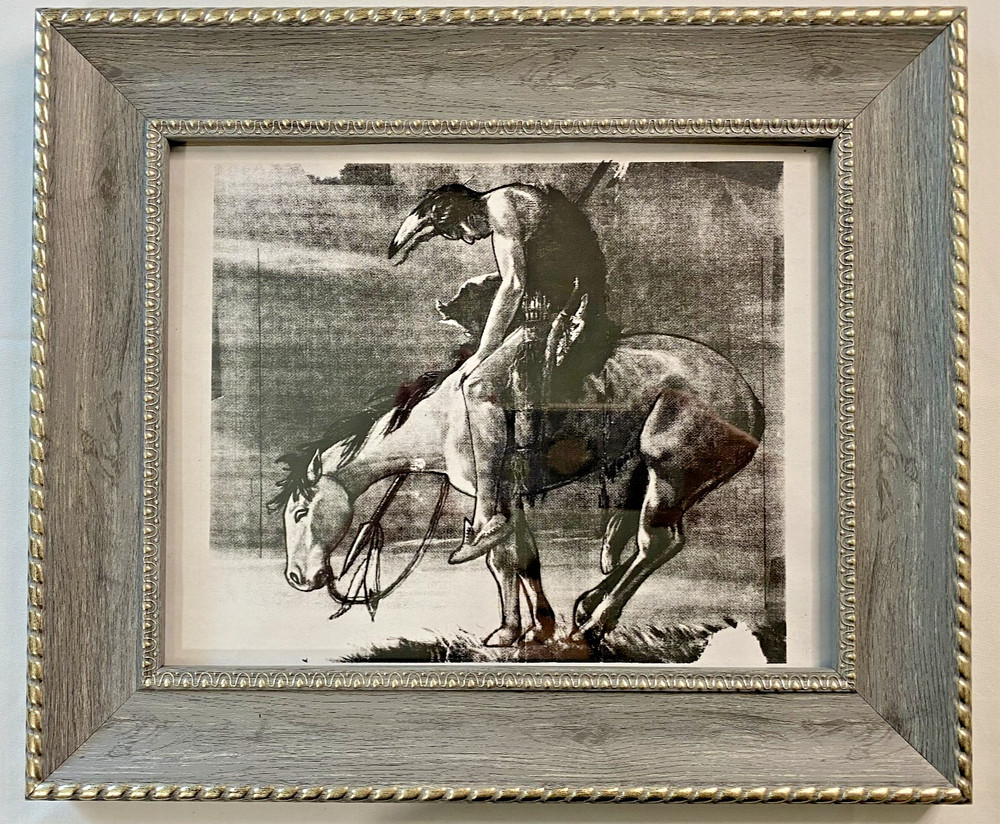 Photo: The end of the trail, native american indian Drawing